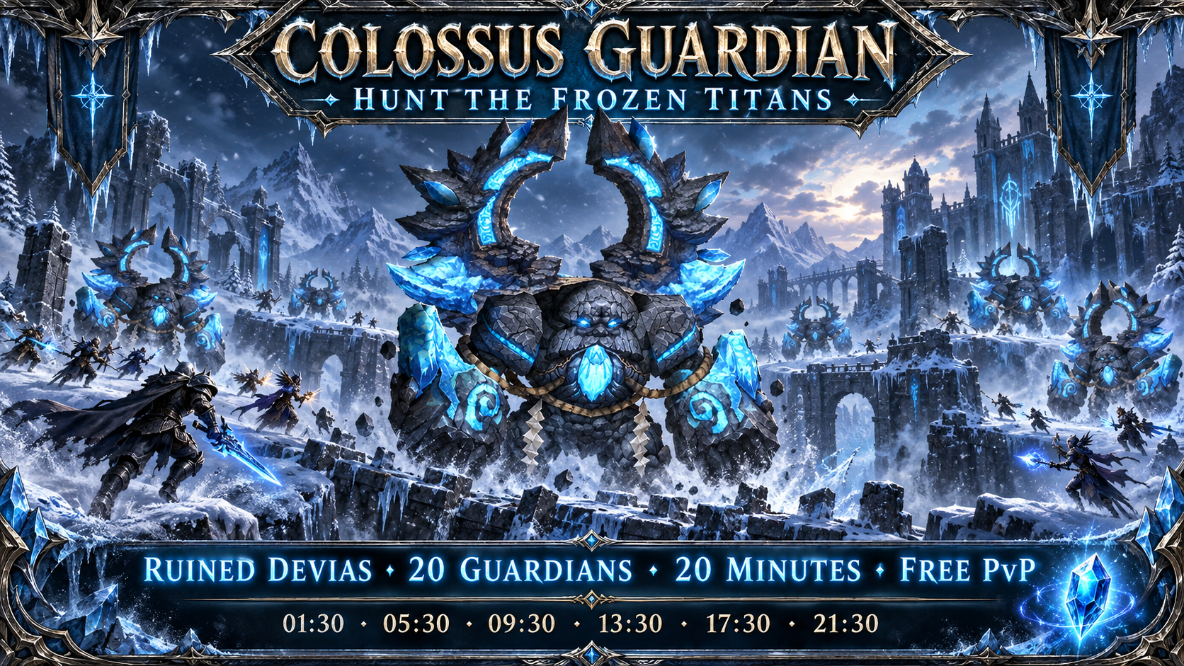 Colossus Guardian hunt in Ruined Devias