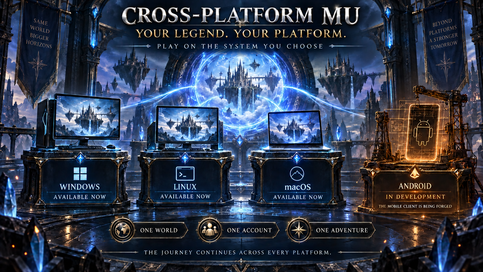 Cross-platform MU - Windows, Linux and macOS available, Android in development