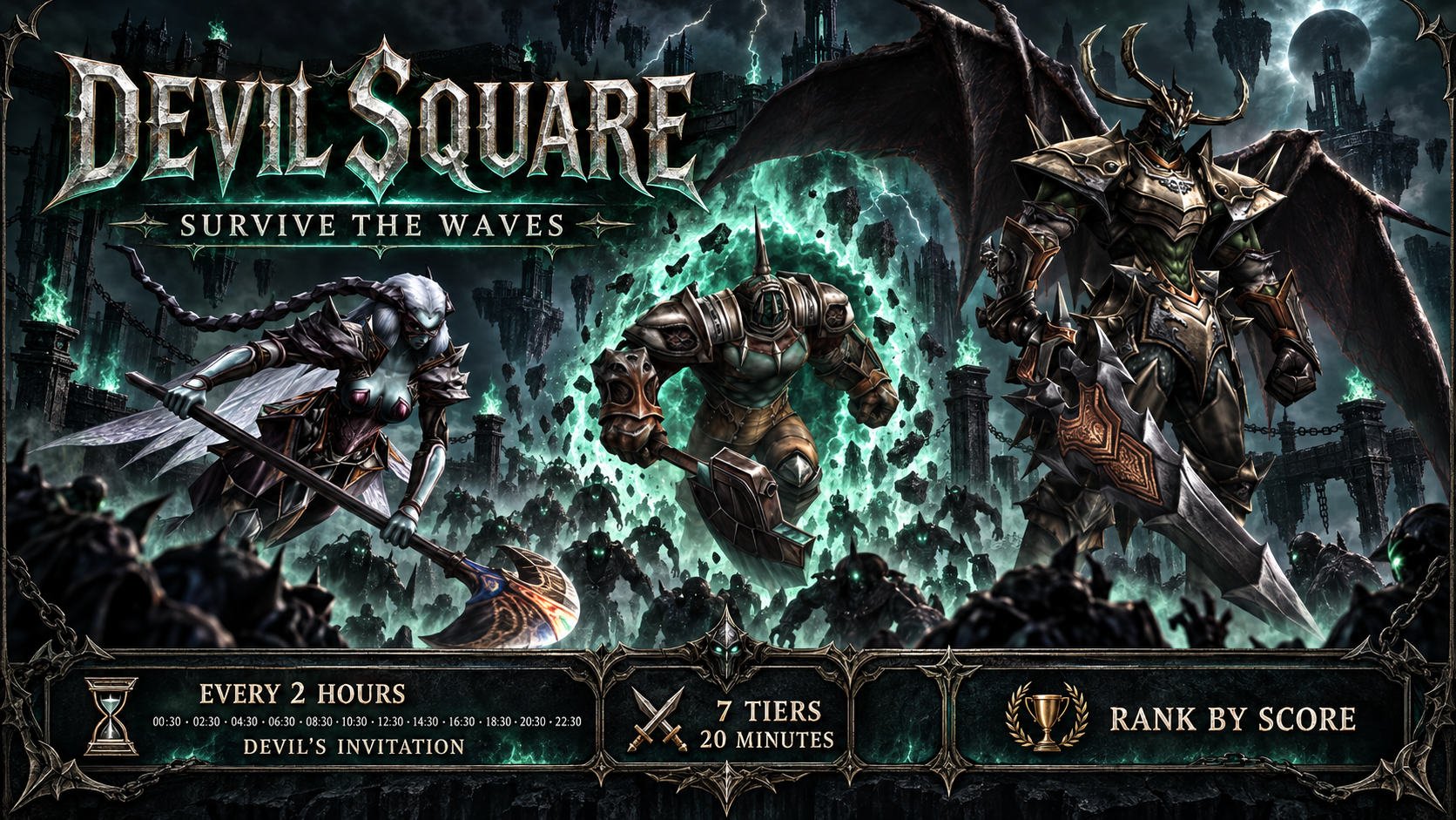 Devil Square - survive the monster waves and rank by score