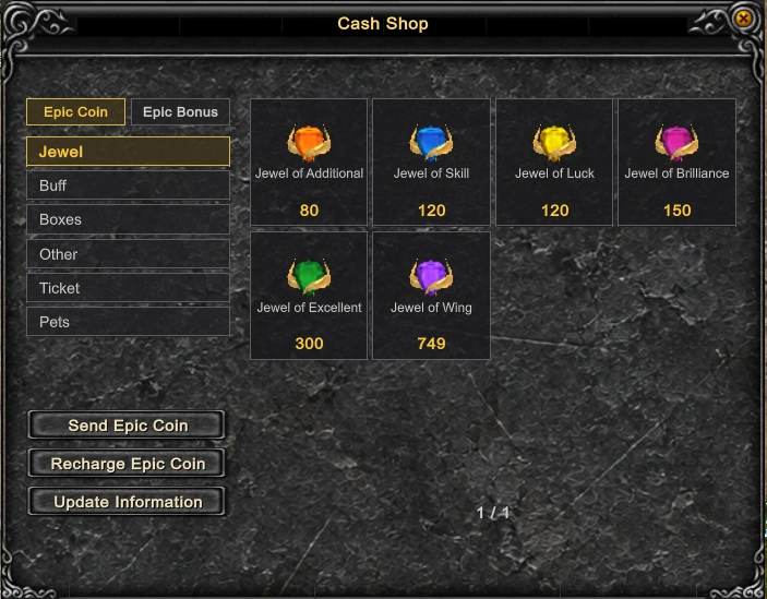 Cash Shop