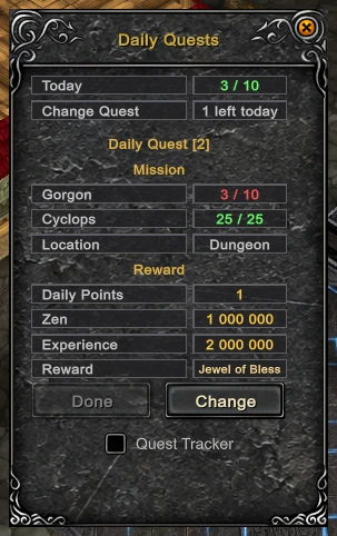 Daily Quests