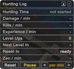 Hunting Log