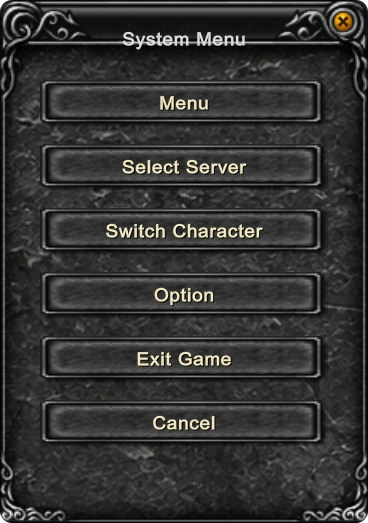 System Menu